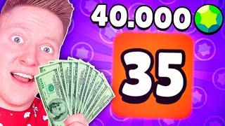 ЗАДОНАТИЛ 200.000 РУБЛЕЙ В BRAWL STARS! (40.000 Гемов)