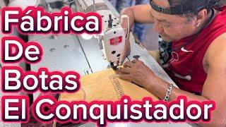 Así es la fábrica de botas exóticas EL CONQUISTADOR en Leon Guanajuato México #leather #boots #piel