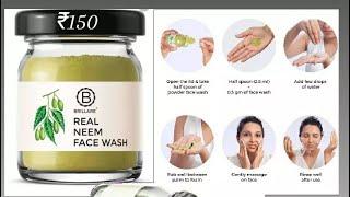 #meesho Brillare Real Neem Facial Cleanser, Face Wash #allskintypes #shorts