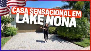 CASA MARAVILHOSA EM LAKE NONA COM ENERGIA DE GRAÇA - MELHORES CASAS ORLANDO