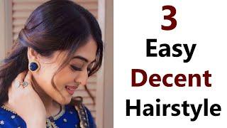 3 Easy decent Hairstyle - New & Easy Hairstyle | Hairstyle for Girls | hairstyles