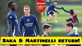 SAKA & MARTINELLI ARE BACK! ARSENAL’S ATTACK JUST GOT SCARY!