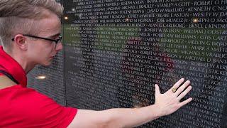 Visit to the Vietnam Wall an emotional one for American Legion Boys Nation senator