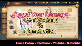 Sources of Physical/Magic Attack (PATK/MATK) & Penetration | Draconia Saga