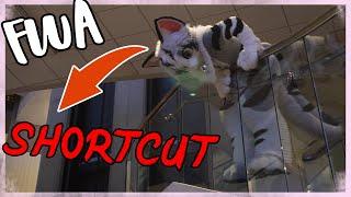 CAT FURRY'S ELEVATOR CON CRAZY SHORT CUT! | FWA 2024