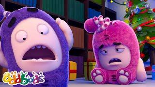 Newt wants to open her Christmas present! | Oddbods | Monster Cartoon for Kids