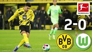 Sancho Goal in Haaland Comeback! Dortmund - Wolfsburg | 2-0 | Highlights | Matchday 14 – Bundesliga