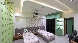 Transform Your Home with 4 BHK Interior Design in Nikol Ahmedabad (Avkar home) Sarathi Innovation