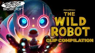 The Wild Robot (2024) All Clips Compilation | Science Fiction Station