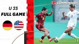 Germany U 23 vs. USA U 23 – 2nd Match | Full Game | U 23 Women's National Team