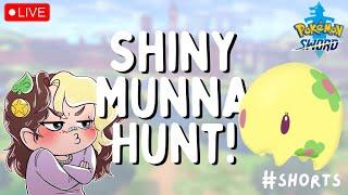  IT'S SHINING TODAY, IT HAS TO!! [MUNNA HUNT] (6.1k+ CHECKS!) | Live Stream | Pokémon Sword #shorts