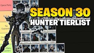 SEASON 30 HUNTER TIERLIST IDENTITY V