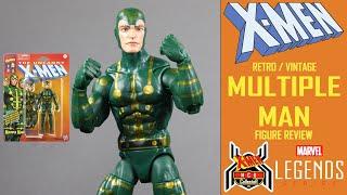 Marvel Legends Retro X-Men MULTIPLE MAN Jamie Madrox Vintage Card Figure Review