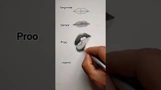 how to draw a realistic lips  #art #youtubeshorts #shorts #trending #viral #@ArtwithBir_9