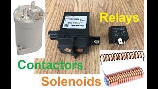 EV Conversion - Relays Solenoids Contactors