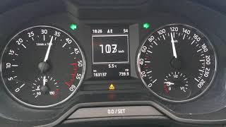 2014 Skoda Octavia 2.0TDI 150hp DSG Acceleration