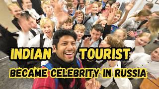 Indian Tourist Became Celebrity in Russia School 