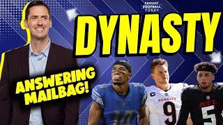 LIVE Dynasty Mailbag + Q&A with Heath Cummings and Dave Richard! (Fantasy Football Today Dynasty)