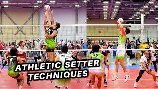 Athletic Setter Techniques | Donovan Constable (USAV 20224 Volleyball Highlights)