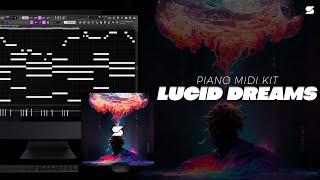 (+25) Best Melodic Midi Kit - LUCID DREAMS (JUICE WRLD, ROD WAVE, NICK MIRA) Free Midi Pack 2025 