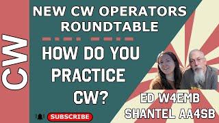 How Do You Practice CW with Ed (W4EMB) and Shantel (AA4SB)? #cw #morsecode