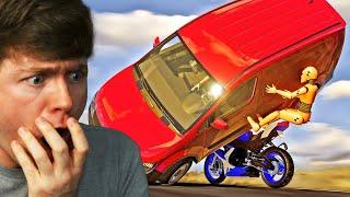 Reacting to CRAZY REALISTIC CRASHES! (BeamNG Drive)