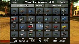 GTA SA - Visual Car Spawner v3.3