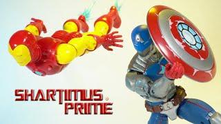 Marvel Legends Iron Man AI Tony Stark &  Civil Warrior MrHyde BAF Shang Chi Movie Wave Figure Review