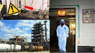 Massive ABANDONED Chemical Factory Funded By Monsanto (everything was left behind)