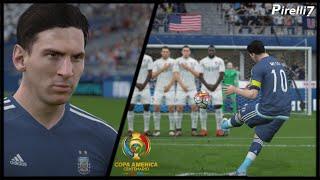 FIFA 16 Remake: Lionel Messi Terrific Free Kick vs USA ||Copa America|| 21/06/2016 by Pirelli7