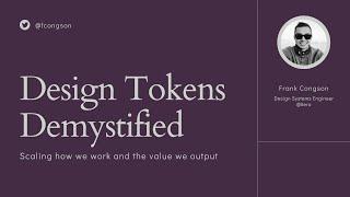 Design Tokens Lightning Talk