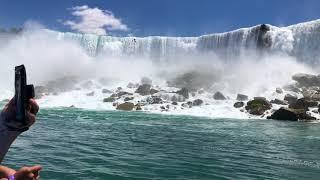 Railroad Spike Productions visits Niagara Falls New York and rides the Maid of the Mist.