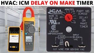 HVAC Delay On Make Timer (How it works & How To Wire) Compressor Staging/Startup Delay Timer