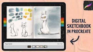 Create a Sketchbook in Procreate with Flippable Pages