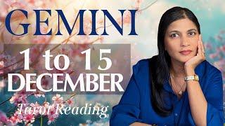 GEMINI Tarot reading 1st to 15th December 2024