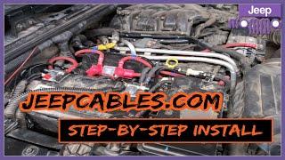 Jeep Cables Install - Big 7 Battery Cable Upgrade