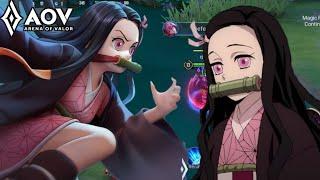 AOV : NEW SKIN KEERA X NEZUKO GAMEPLAY | ARENA OF VALOR