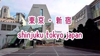 TOKYO WALK 【平日5時台】東京・新宿の街並み shinjuku tokyo japan 2020.06