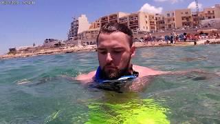 MY FIRST UNDERWATER VLOG/FOOTAGE! | MALTA HOLIDAY