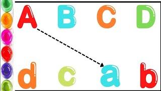 abcd, a for apple, abc matching worksheet, vacation worksheet for preschool, #alphabells, #matching