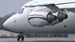  Jota Aviation BAe 146-200 G-SMLA Take Off From London Southend Airport