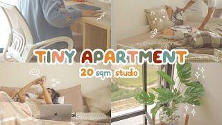 Micro Living in my 20 sqm Apartment  10 tips how to maximize tiny space