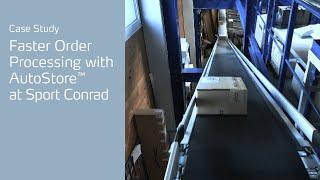 Faster Order Processing with AutoStore™ | Kardex Case Study Sport Conrad