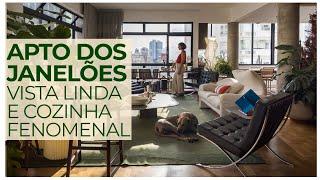 O INCRÍVEL APTO CERCADO DE JANELAS POR TODOS OS LADOS - VISTA ESPETACULAR E COZINHA EXTRAORDINÁRIA