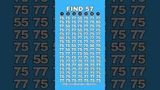 Can You Spot the 57 Before Time Runs Out? #shorts
