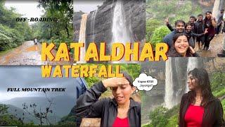 KATALDHAR WATERFALL️LONAVALA TREK | Full Off-roading | Sounds Of Rain ASMR |@shivanitechyglamgirl