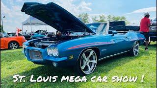 St Louis Mega Car Show Baggers Muscle Exotic & More !