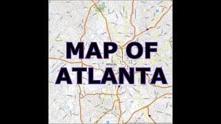 MAP OF ATLANTA [ GEORGIA ]