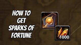 HOW TO GET SPARKS OF FORTUNE & HOW TO USE THEM: WAR WITHIN SEASON 2: WORLD OF WARCRAFT