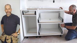 How to Install Base Kitchen Cabinets and save $1000's of dollars